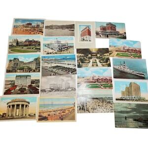 20 New Jersey Postcards Vintage Lot Variety Ephemera